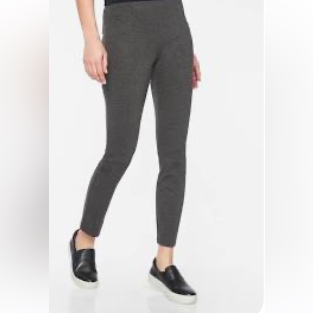 Athleta Sienna skinny pant sz 4T 4 Tall EUC LN charcoal gray 353489